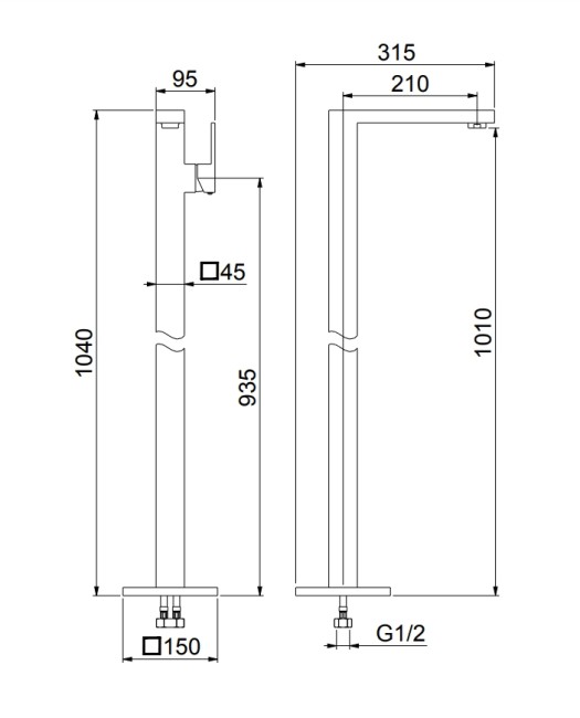Смеситель для раковины Webert Pegaso PE832101740. белый