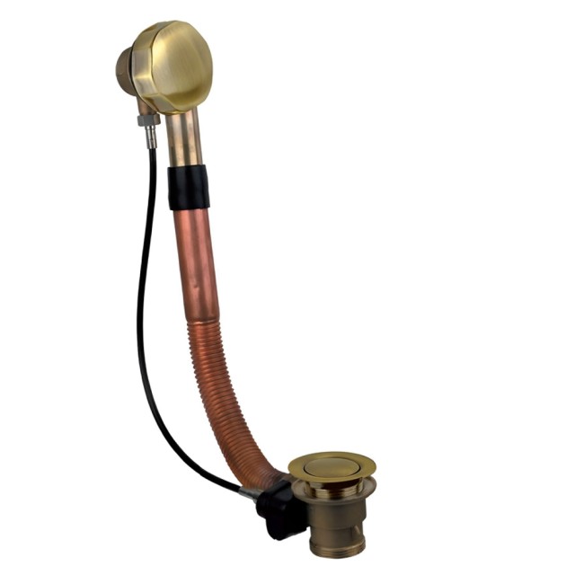 Слив-перелив для ванны полуавтомат Webert AC0035065. бронза