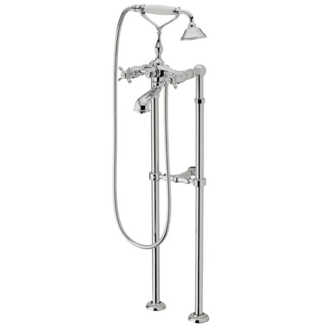 Смеситель для ванны напольный Webert Ottocento OT720801015, хром