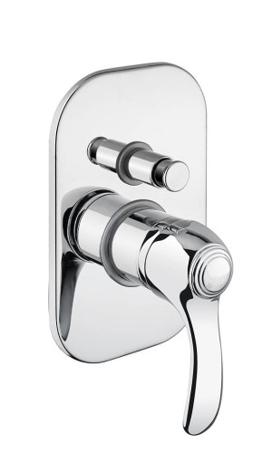 Смеситель для душа встраиваемый Webert Aurora AU860101015, хром