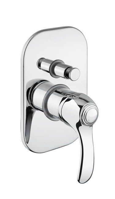 Смеситель для душа встраиваемый Webert Aurora AU860101015, хром