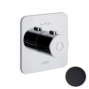 Смеситель для душа встраиваемый с термостатом Webert Living LV972101560, черный