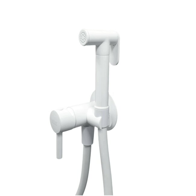 Гигиенический душ со смесителем Webert Sax Evolution SE870303740, белый