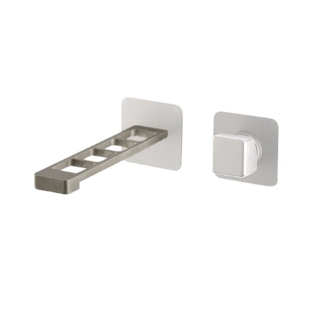 Смеситель для раковины Webert ONE-X OX830611741. белый/сталь