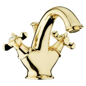 Смеситель для раковины Webert Ottocento OT700102010. золото