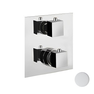 Смеситель для душа встраиваемый с термостатом Webert Pegaso PE970901740, белый