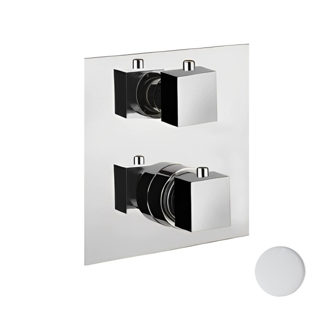 Смеситель для душа встраиваемый с термостатом Webert Pegaso PE970901740, белый