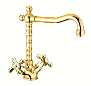 Смеситель для раковины Webert Armony AM700302010. золото