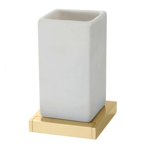 Стакан для ванной Webert Pegaso PE500301010, золото