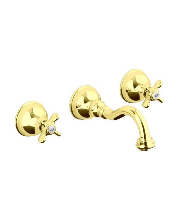 Смеситель для раковины Webert Ottocento OT750404010. золото