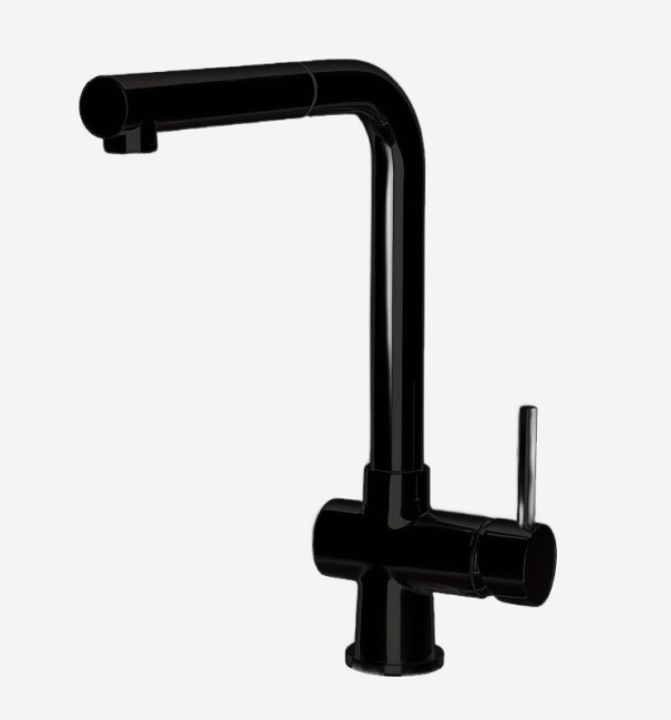 Смеситель для кухни Webert Lisbona LS940302560, черный Смеситель для кухни Webert Lisbona LS940302560, черный