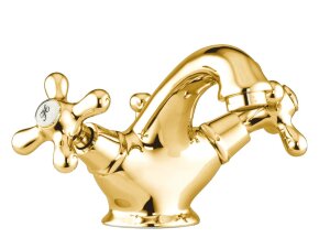 Смеситель для раковины Webert Armony AM700108010. золото