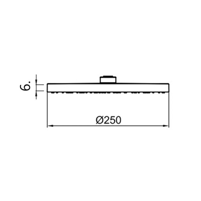 Верхний душ Webert AC1011560BRASS, черный