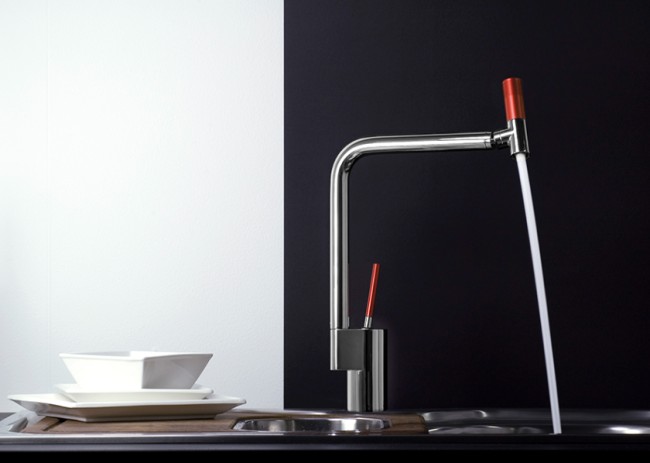 Смеситель для кухни Webert Kitchen 360 TS920302784, красный Смеситель для кухни Webert Kitchen 360 TS920302784, красный