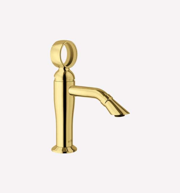 Смеситель для раковины Webert Opera OA830102010. золото