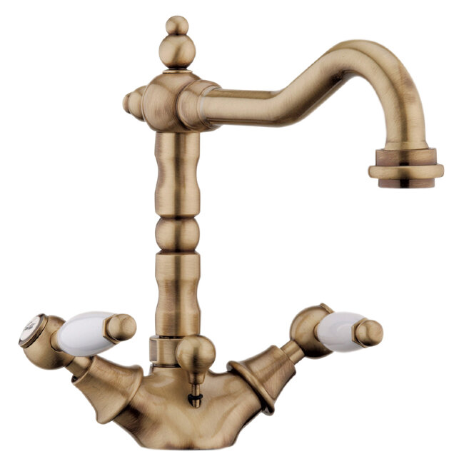 Смеситель для раковины Webert Dorian DO700302065. бронза Смеситель для раковины Webert Dorian DO700302065. бронза