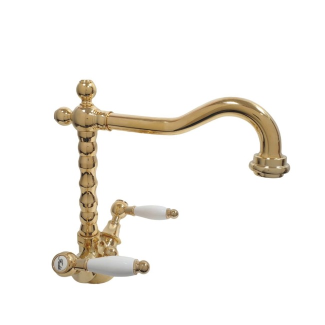 Смеситель для раковины Webert Dorian DO700302010. золото Смеситель для раковины Webert Dorian DO700302010. золото