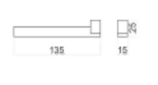 Держатель для туалетной бумаги Webert RI500801015 Rimini настенный, латунный, цвет хром