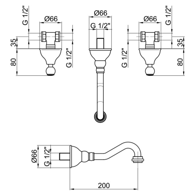 Смеситель для раковины Webert Dorian DO750404010. золото Смеситель для раковины Webert Dorian DO750404010. золото