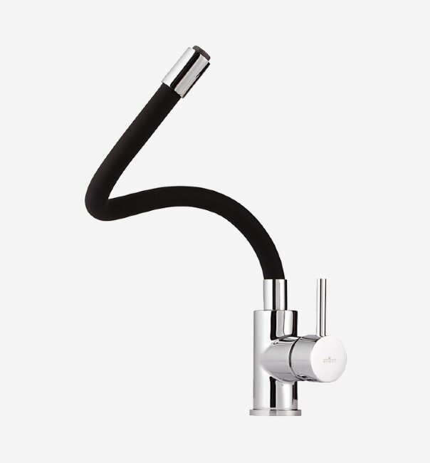 Смеситель для кухни Webert Viper VP920602564, черный/хром Смеситель для кухни Webert Viper VP920602564, черный/хром