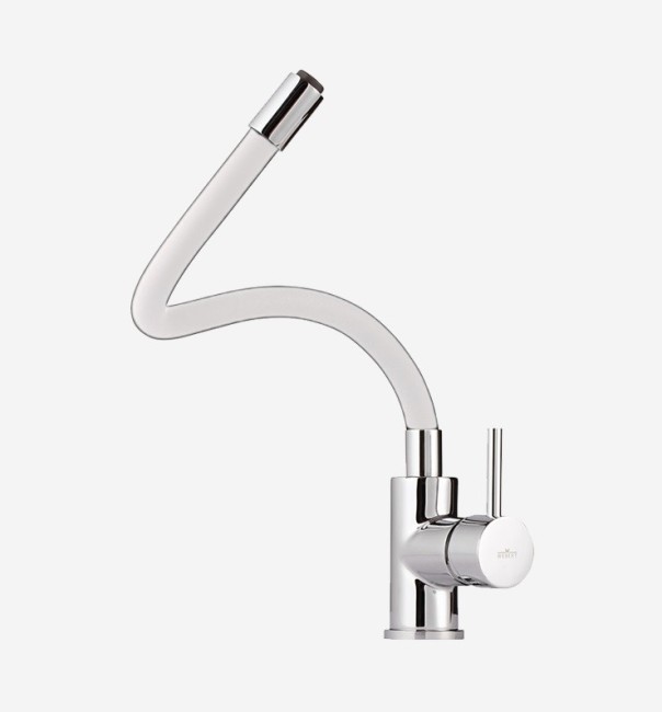 Смеситель для кухни Webert Viper VP920602744, белый/хром Смеситель для кухни Webert Viper VP920602744, белый/хром