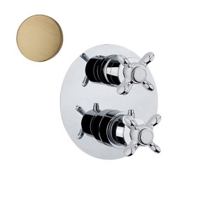 Смеситель для душа встраиваемый с термостатом Webert Ottocento OT970902065, бронза