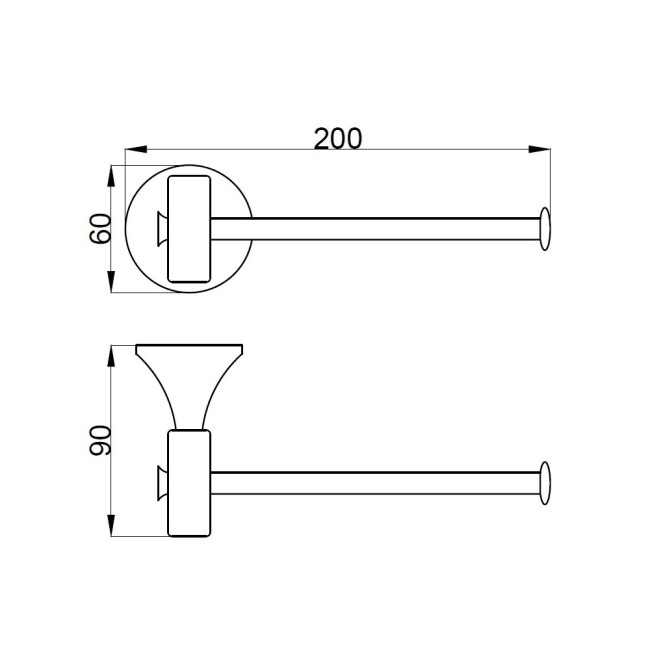 Держатель для туалетной бумаги Webert Opera OA500801980, розовое золото