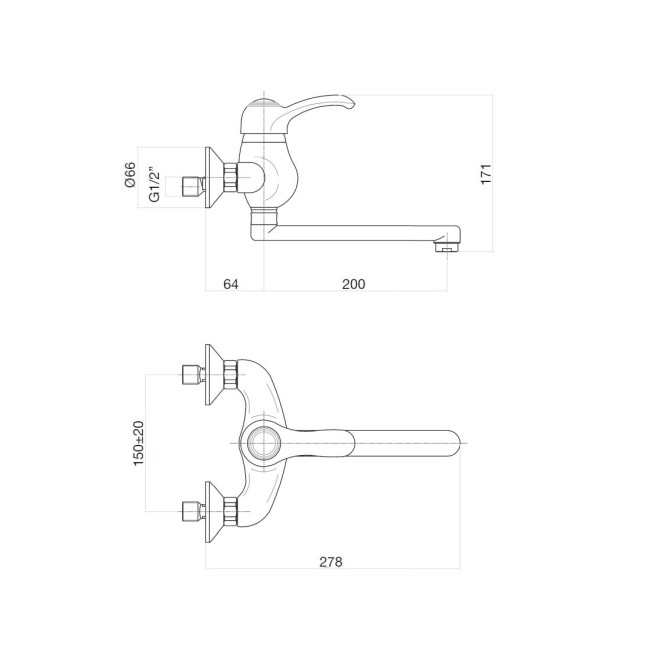 Смеситель для кухни Webert Aurora AU910101065,  бронза