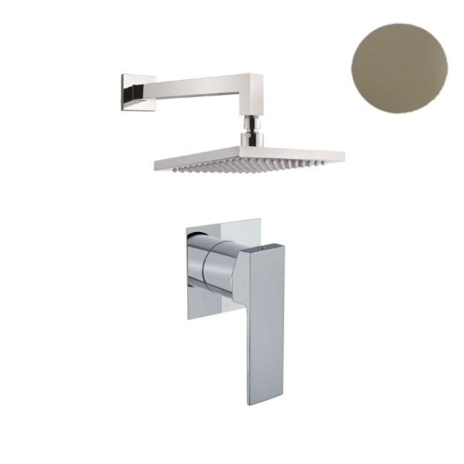 Душевая система встраиваемая Webert Pegaso PE890104794, матовое золото